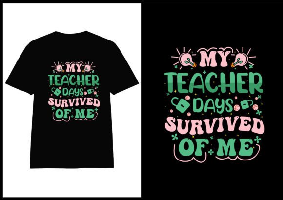 100 Days Design T-Shirt Graphics