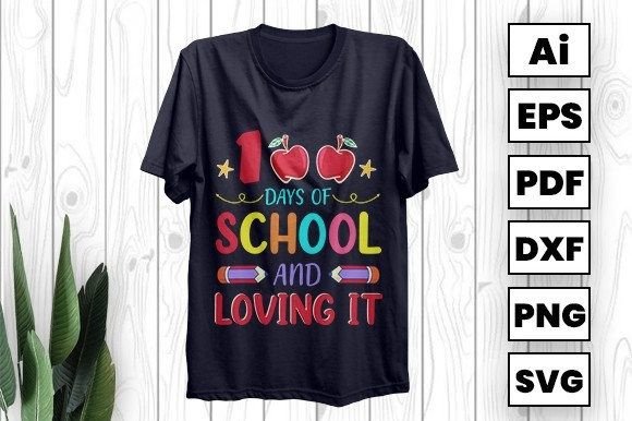 100 Days of School and Loving It: Graphics & Print Templates