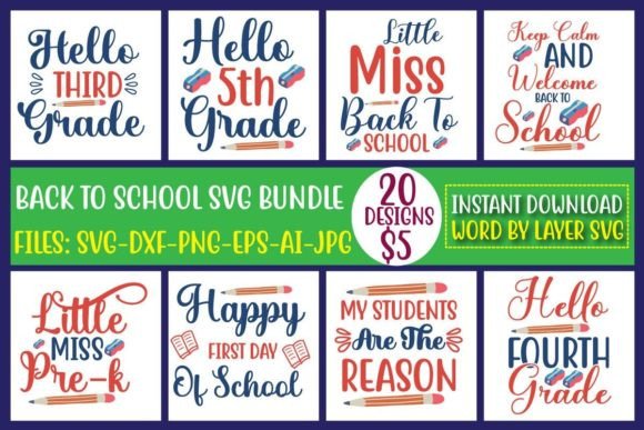 Back to School SVG Bundle Vol.6