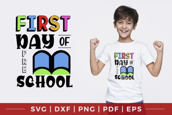First Day of Preschool SVG: Graphics for Crafts
