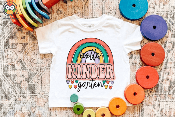 Hello Kinder Garten Sublimation Graphics