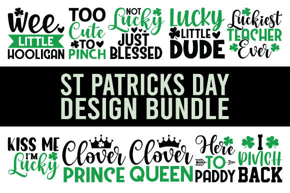 St Patrick's Day Quotes SVG Bundle: Graphics & Crafts
